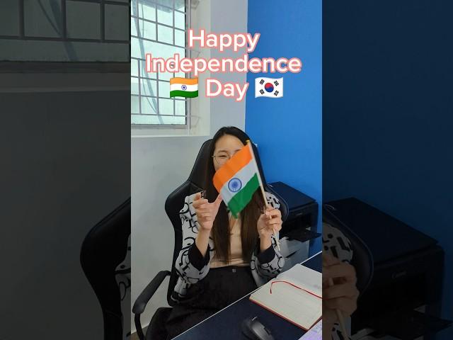 Happy Independence Day India and South Korea  . Proud Moment for all of Us.  #independenceday