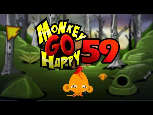 Игра "Счастливая Обезьянка 59" (Monkey GO Happy 59) - прохождение