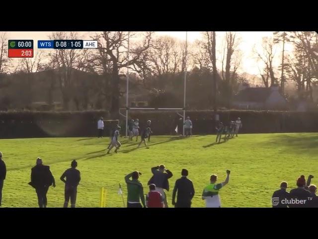 BARRY GROGAN WINNING POINT FOR AHERLOW V WOLFE TONES SHANNON 2024 MUNSTER INTERMEDIATE CLUB FOOTBALL