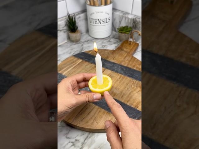 This Lemon Candle Hack Will Make Your Home GLOW! #candle #candlemaking