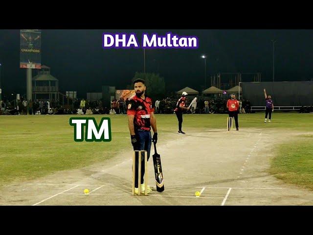 DHA Multan Tape ball cricket league Taimoor Mirza Fmc Hasan penda Vs Salman sallu Umer Gujjer Falak