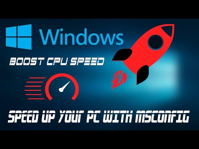 How to Increase Processor Speed By Setting Maximum Number of Processors in laptop.