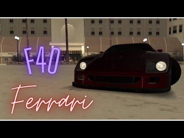 Radmir MTA 3 // Ferrari F40