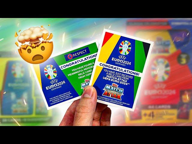 I FOUND *TWO* RELIC CARDS in EURO 2024 MATCH ATTAX TINS!! (Relic Card Hunt!)