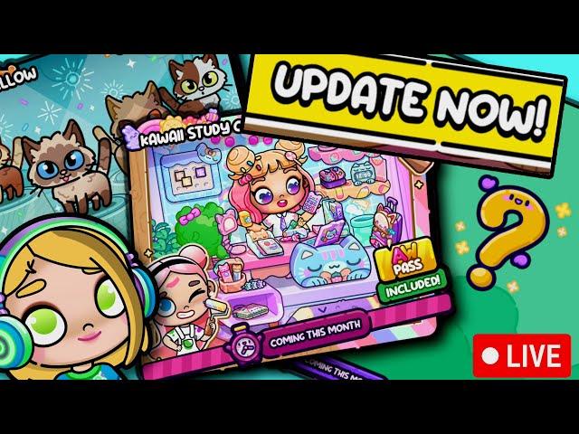 (LIVE) AVATAR WORLD UPDATE TIME! KAWAII STUDY TIME & MORE!