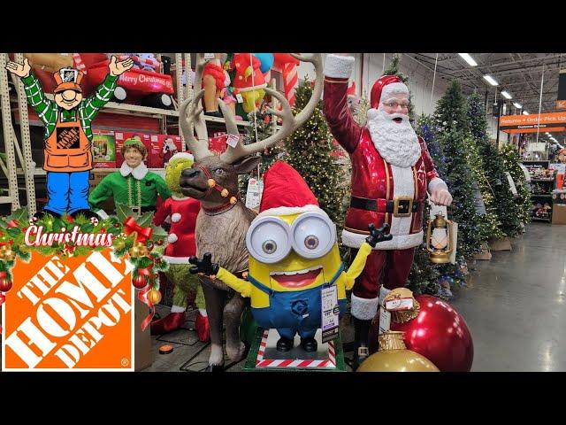 CHRISTMAS DECORATIONS THE HOME DEPOT WALKTHROUGH 2024