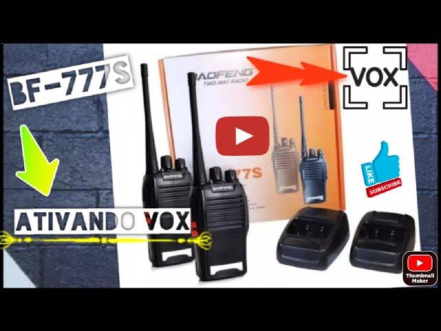 Baofeng BF-777s [ATIVANDO VOX]