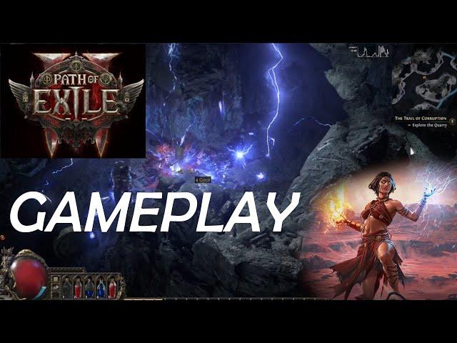 Path of Exile 2 Spark/Lightning Warp Sorceress Gameplay & Rambling