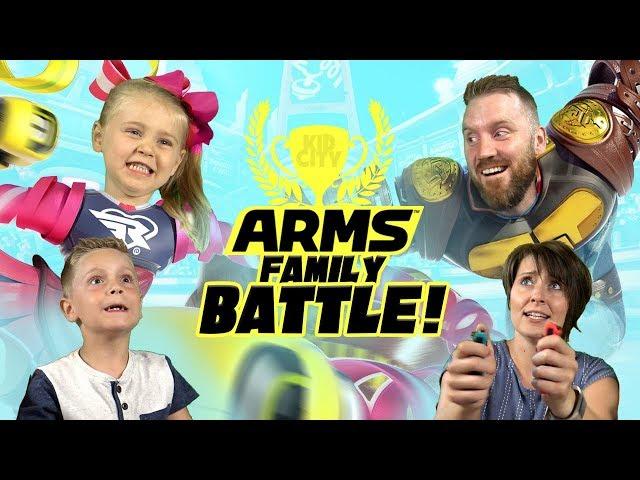 Let's Play Arms! (Nintendo Switch Family Gaming Battle)