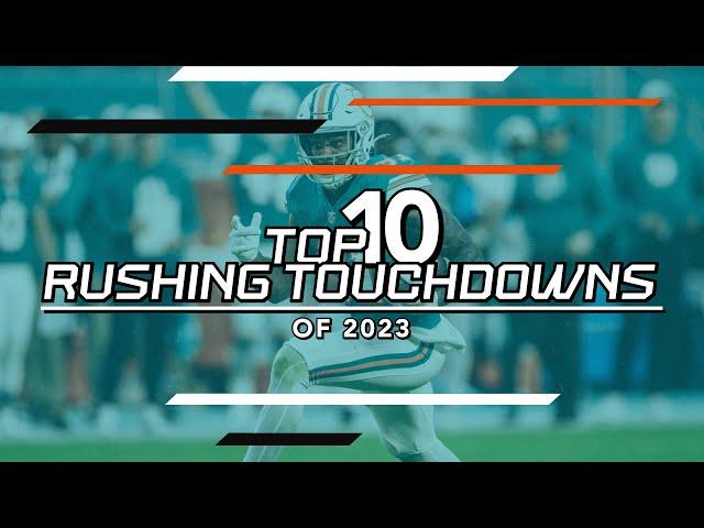 Top 10 Rushing Touchdowns of the 2023 Season | Miami Dolphins