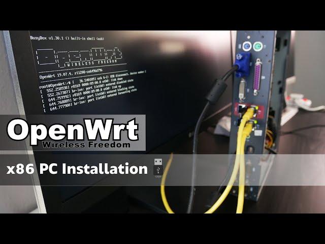 OpenWRT - x86 PC Installation - Live USB