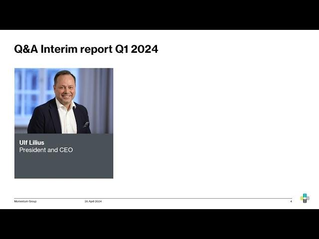 Momentum Group Q1 2024 - Q&A