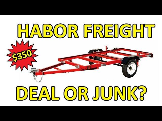 Harbor Freight Trailer?? JUNK or NOT??? 1 YEAR REVIEW!