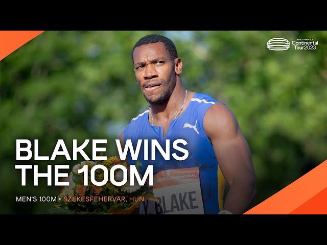 Yohan Blake  wins 100m in Hungary | Continental Tour Gold 2023