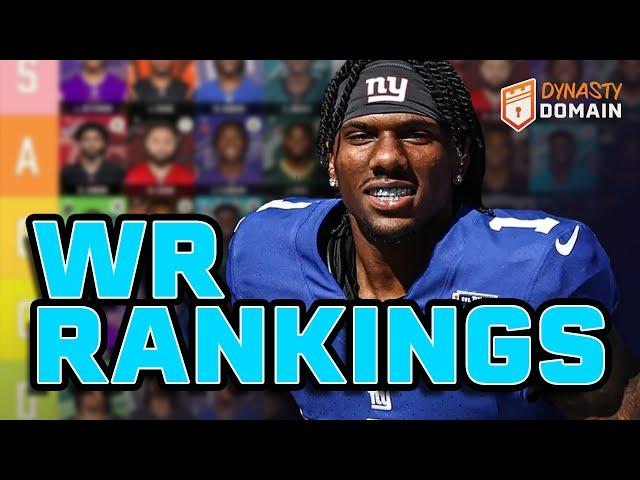 2025 Dynasty WR Rankings & Tiers (Huge Risers)