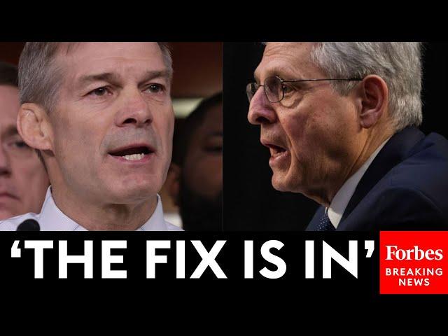 BREAKING NEWS: Jim Jordan Goes Off On Merrick Garland Over Investigations Into Hunter Biden, Trump