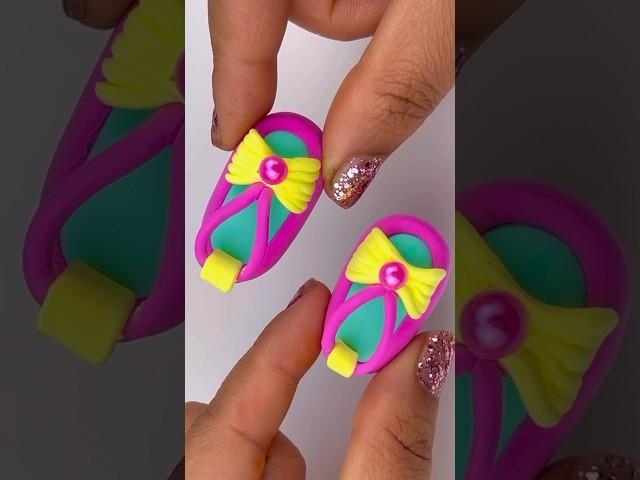 DIY How to Make Polymer Clay Miniature Doll Shoes | DIY Miniature Footwear | Easy craft | #Claytime