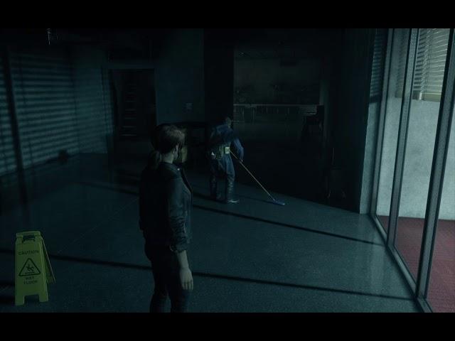 Control: Ahti (janitor) singing to himself