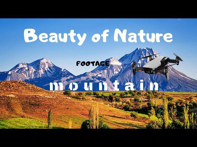 Beautiful View of Mountain | Footage | Drone | HD