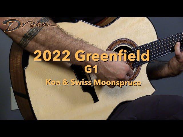 Dream Guitars - 2022 Greenfield G1, Koa & Swiss Moonspruce #guitardemo #acousticguitar #dreamguitar