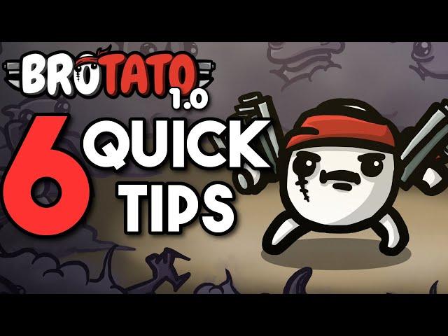 6 ESSENTIAL Tips for Brotato | Guide