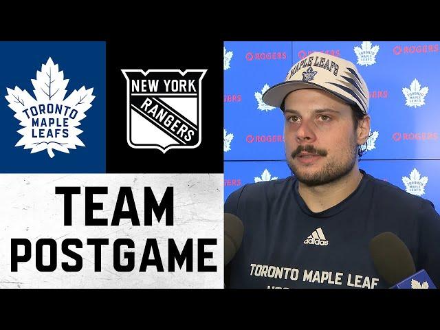 Maple Leafs Media Availability | Postgame vs. New York Rangers | October 19, 2024