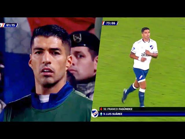 Luis Suarez DEBUT for Nacional vs Atlético Clube Goianiense