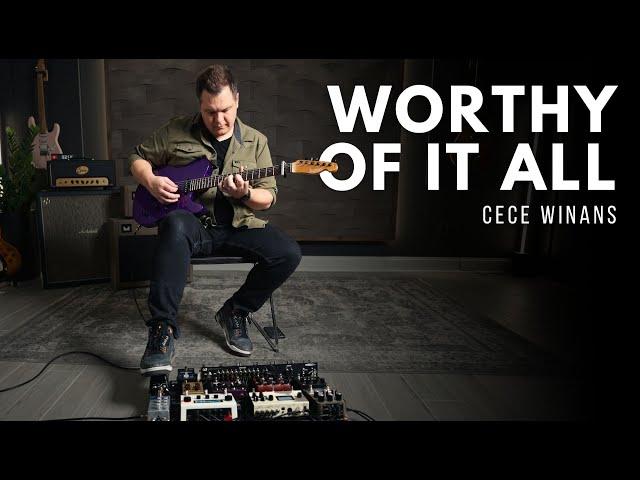 Worthy of it All - CeCe Winans - Electric guitar cover (pedalboard and HX Stomp)