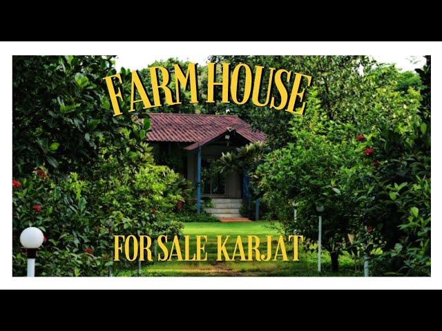 Sprawling 3.5 Acre Ready Farmhouse for Sale 16km from Karjat.  9773181911