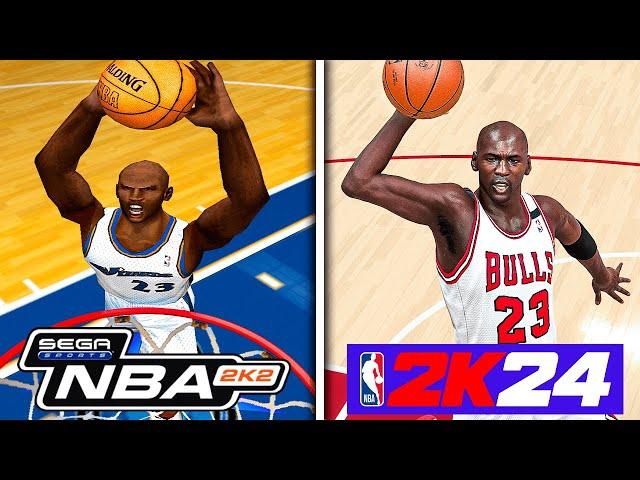 Dunking With Michael Jordan In Every NBA 2K