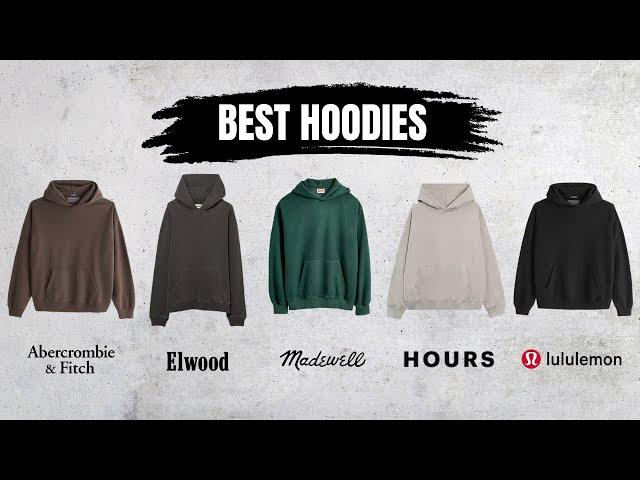 5 Best Hoodies at Every Budget!! (Abercrombie, Lululemon, Elwood, Hours & Madewell)