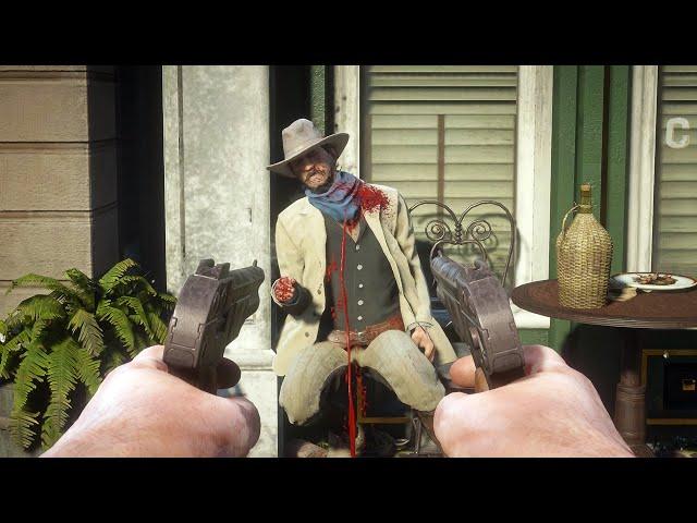 Red Dead Redemption 2 - Slow Motion Brutal Kills Vol.17 (PC 60FPS)