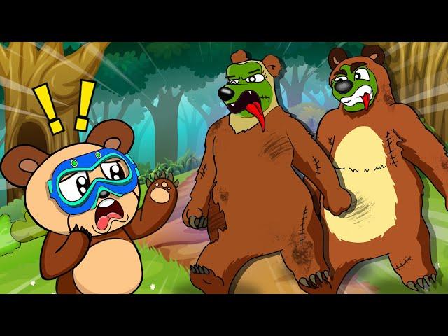 Male Bear And Female Bear Become Zombies?! Run Away!  | Bear's Life Story | Bear Funny Animation