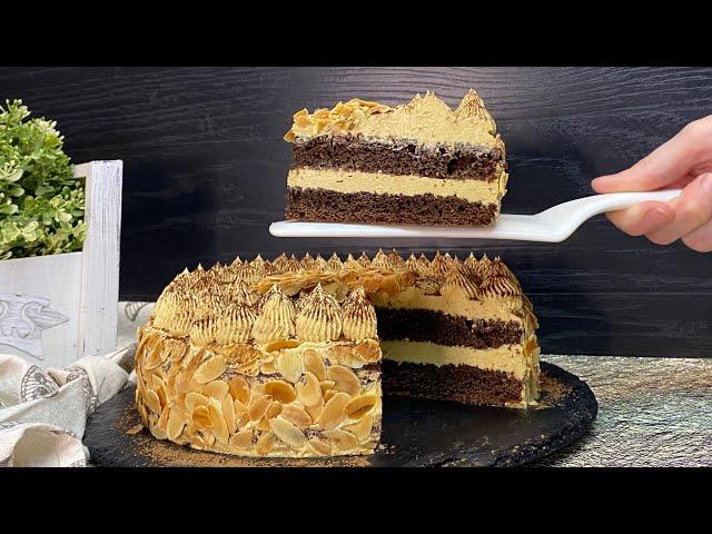 Mokko Tortu.Sokoladli Qehveli Tort.MOCHA CAKE