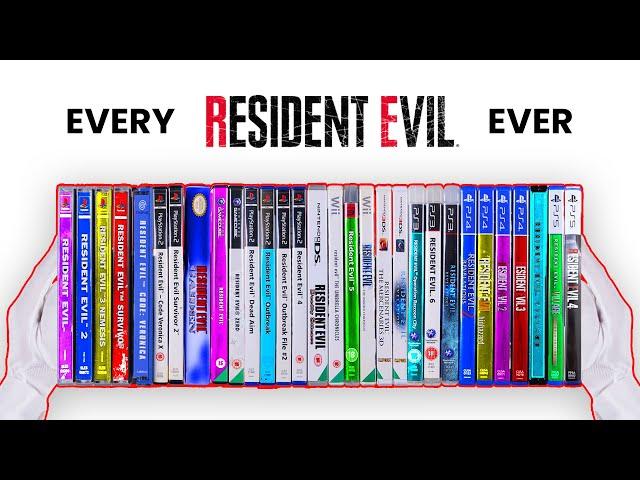 Unboxing Every Resident Evil Game Ever (1996-2023)