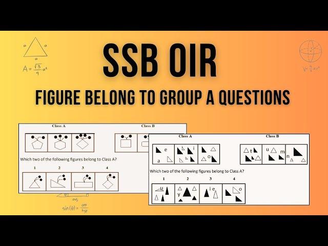 SSB OIR figure belong to Group A questions from Original DRDO DIPR Booklet