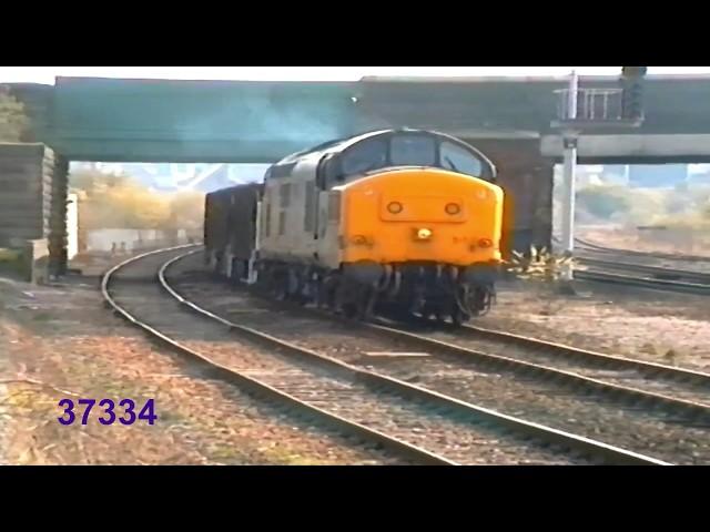 CLAY CROSS JUNCTION DERBYSHIRE MIXED TRAINS 05/04/1995