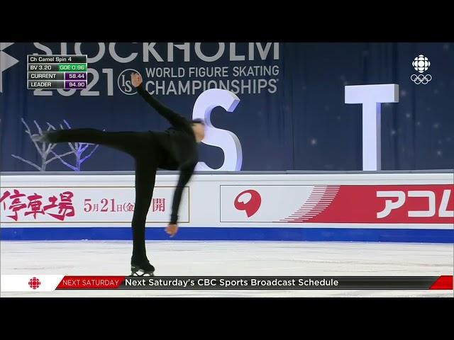 Nathan Chen 2021 World Championships FS CBC