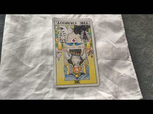 The reversed meaning for the Chariot tarot card.