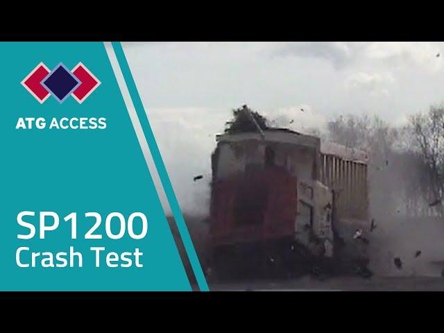 SP1200 Automatic Bollard Crash Test | World's Strongest Bollard | ATG Access