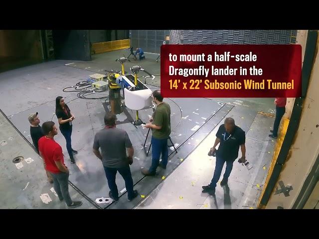 Tunnel Visions: Dragonfly Team Tests Rotorcraft Designs in Unique NASA Facilities