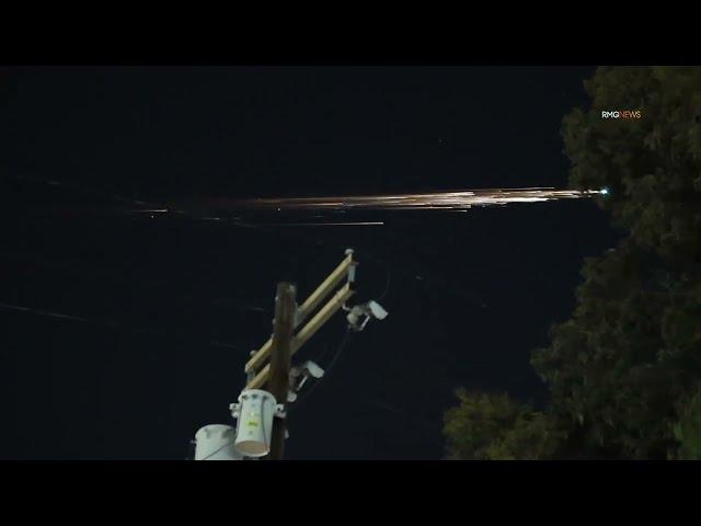 Mysterious lights streak across the Southern California skies around 1:30am Tuesday.