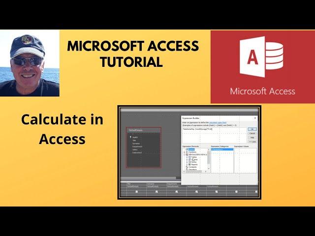 This video explains how to calculate in Microsoft Access