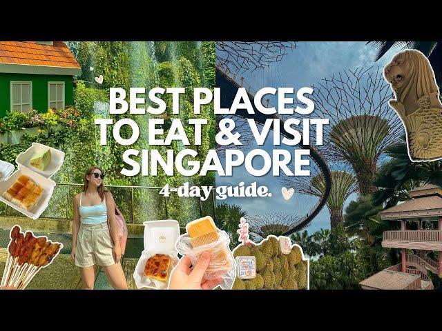 4 DAYS IN SINGAPORE - Best places to Eat and Visit in Singapore  Ultimate Itinerary & Travel Guide