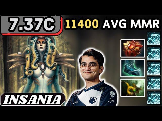 7.37c - Insania NAGA SIREN Hard Support Gameplay 27 ASSISTS - Dota 2 Full Match Gameplay