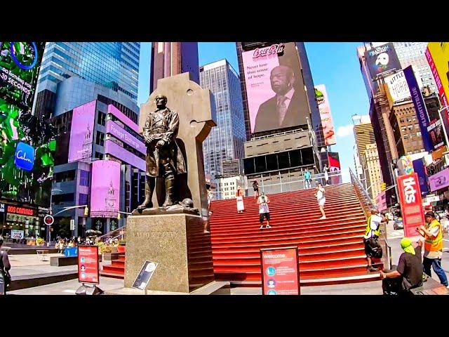 Times Square Red Steps - NYC - August 2020