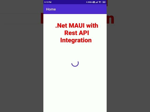 .Net Maui app integration with Rest API #maui #xamarin #xamarinforms #programming #shorts