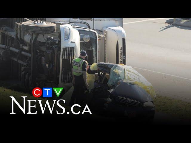 One dead, another injured after crash in Surrey, B.C.