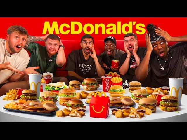 SIDEMEN EAT EVERYTHING ON THE MCDONALDS MENU