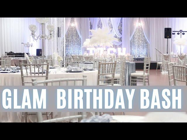 GLAM 50th BIRTHDAY BASH| BACKDROP| EVENT PLANNING| LIVING LUXURIOUSLY FOR LESS